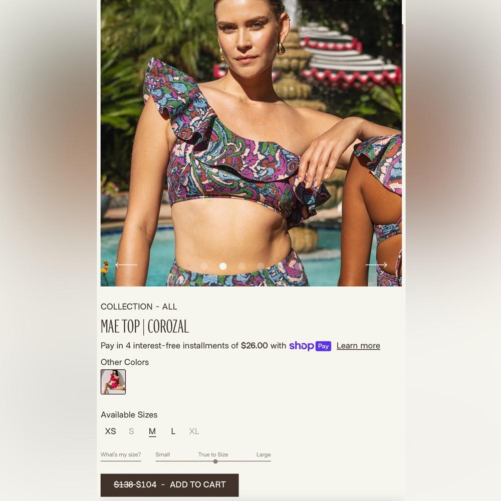 Cleobella mae swim top